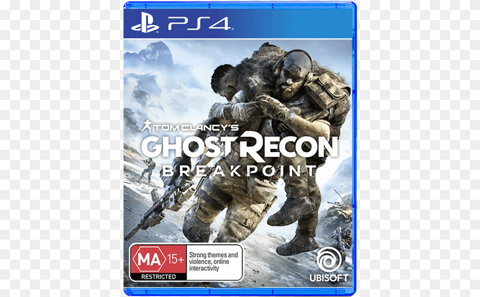 Tom Clancy39s Ghost Recon Breakpoint, Advertisement, Adult, Male, Man Png