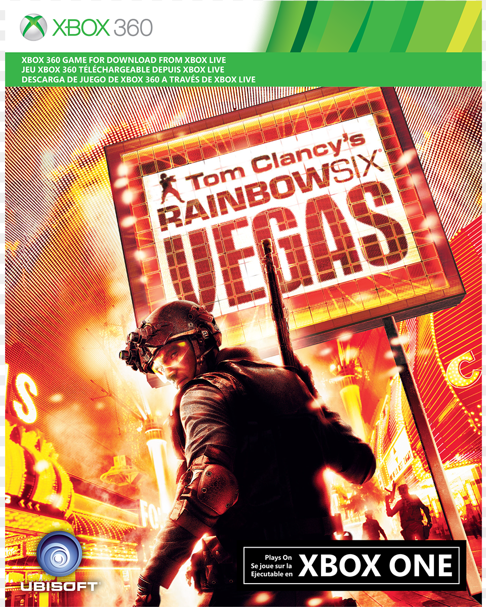 Tom Clancy39s Rainbow Six New Vegas, Advertisement, Poster, Adult, Male Png Image