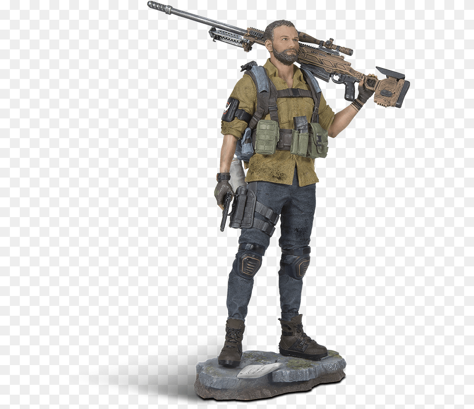 Tom Clancy39s The Division 2 Brian Johnson, Figurine, Adult, Person, Man Free Transparent Png