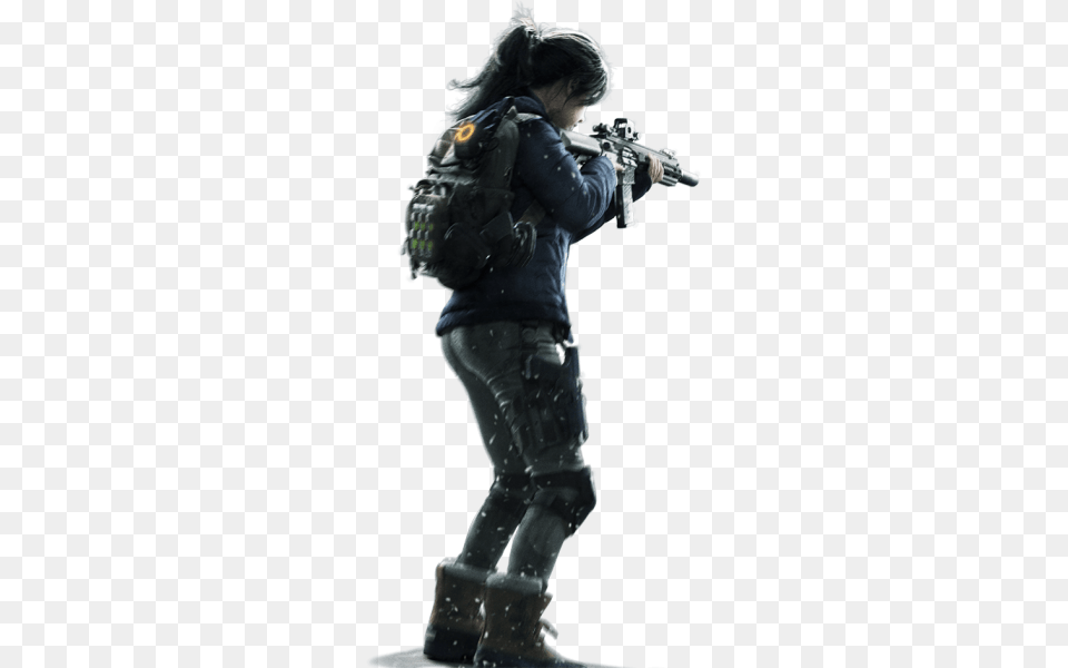 Tom Clancy39s The Division Render Comments Tom Clancy39s The Division Render, Firearm, Weapon, Child, Female Free Transparent Png