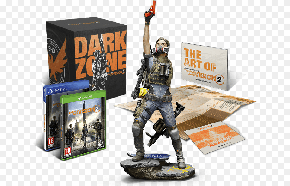 Tom Clancyu0027s The Division 2 Gold Edition Ubisoft Division 2 Dark Zone Edition, Adult, Male, Man, Person Free Png Download