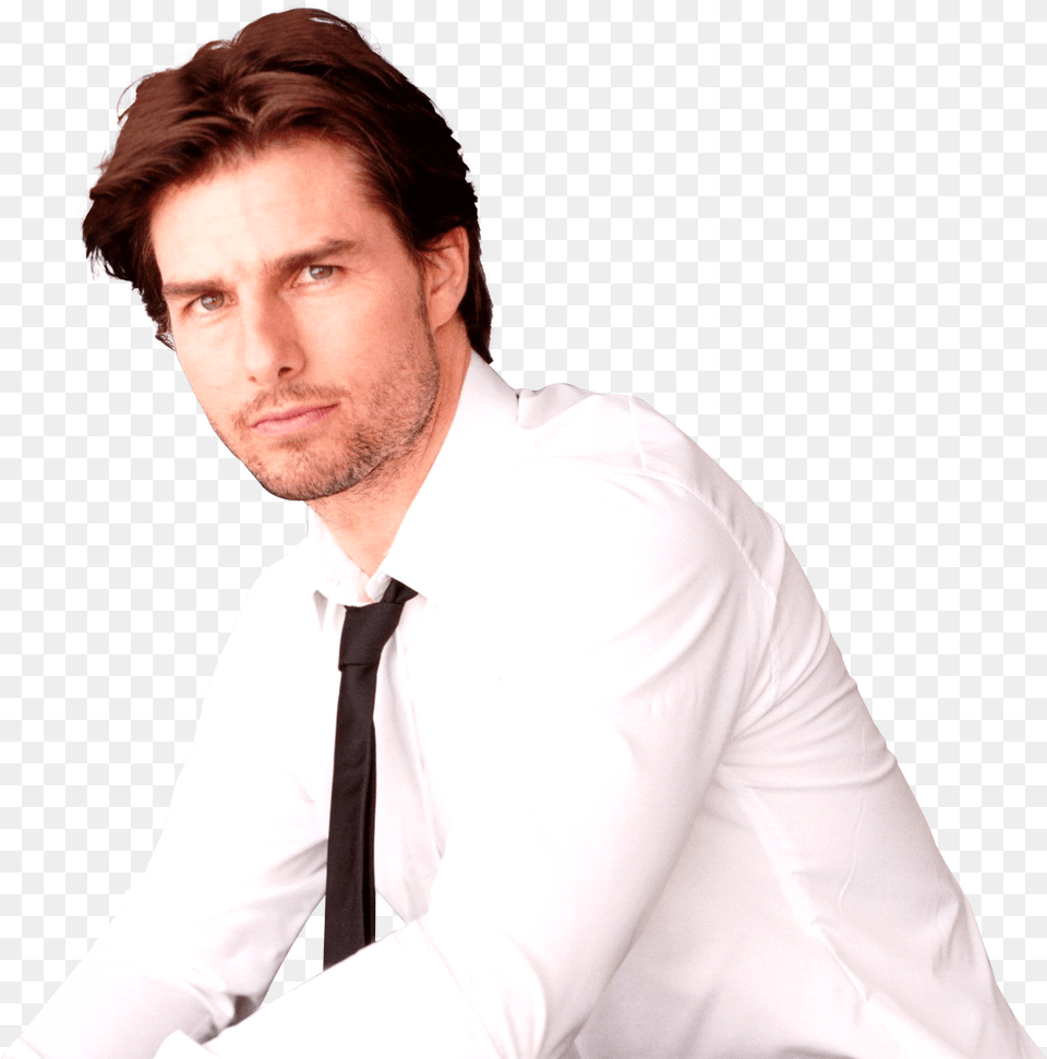 Tom Cruise Transparent Image De Tom Cruise, Accessories, Shirt, Person, Necktie Png