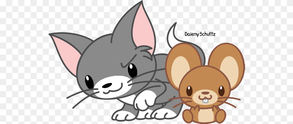 Tom Drawing And Jerry Tom Y Jerry Chibi, Baby, Person, Animal, Mammal Free Png Download