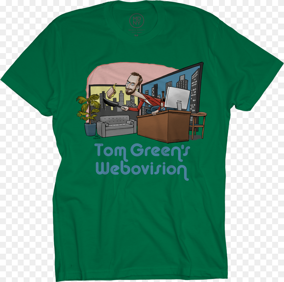 Tom Green39s Webovision Kelly Green T Shirt 25 Fat Boys T Shirt, Clothing, T-shirt, Adult, Female Free Png Download