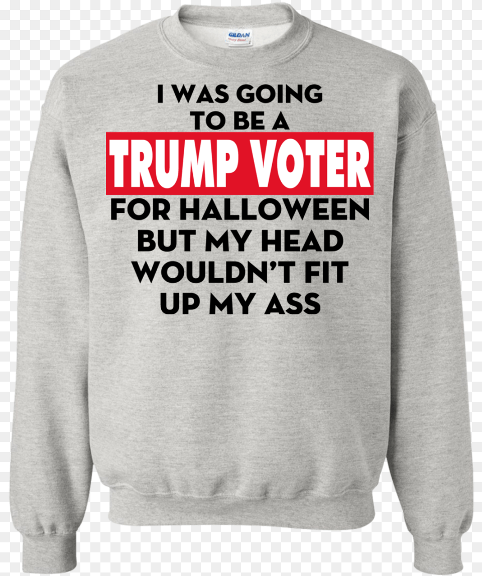 Tom Hanks Trump Shirt Going To Be A Trump Voter For Halloween But My Head, Clothing, Hoodie, Knitwear, Sweater Free Png