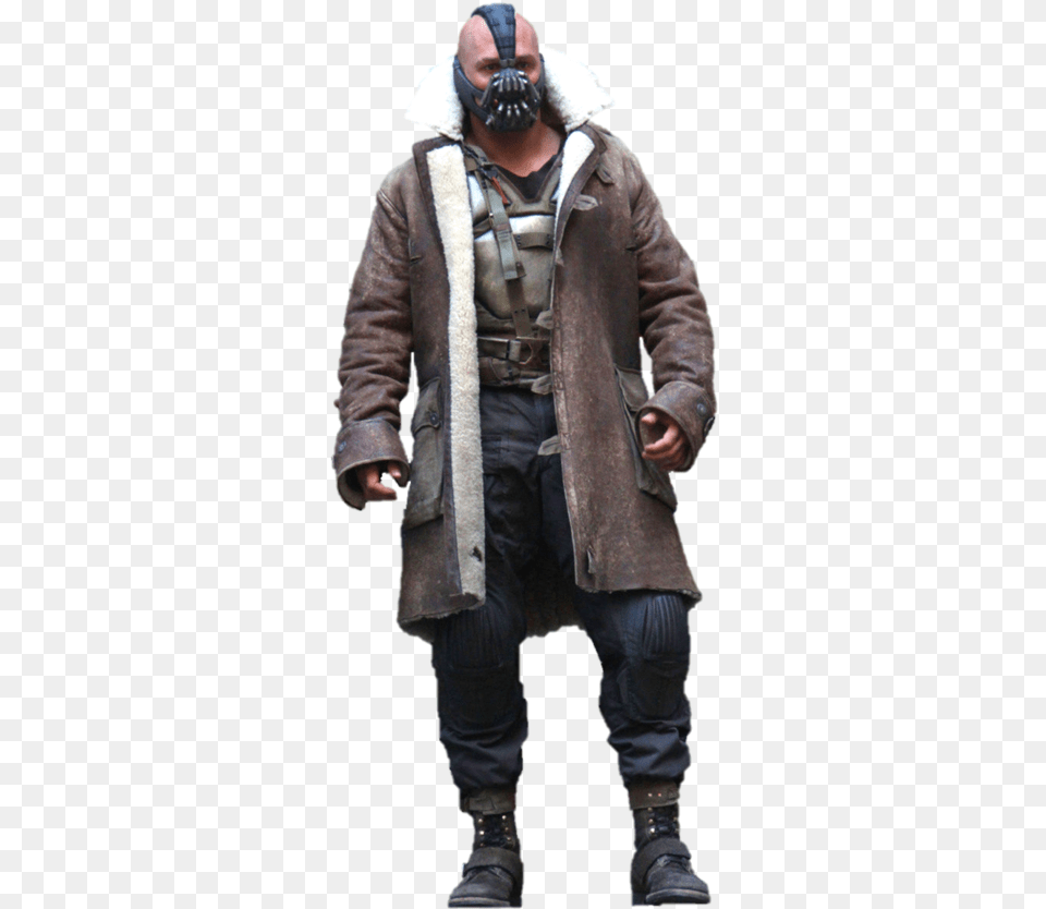 Tom Hardy Bane Leather Jacket, Clothing, Coat, Adult, Male Png