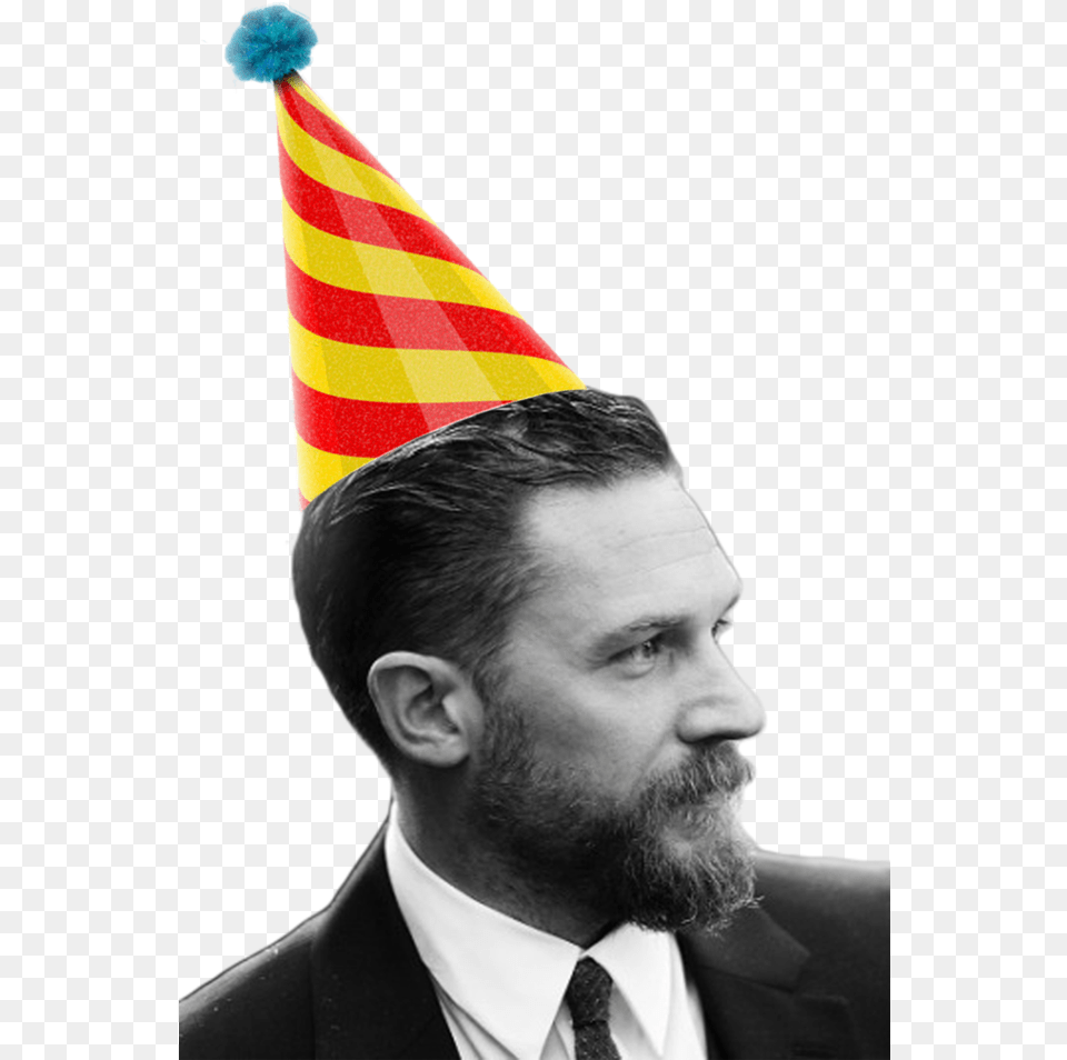 Tom Hardy Party Hat, Person, Man, Male, Clothing Free Png Download