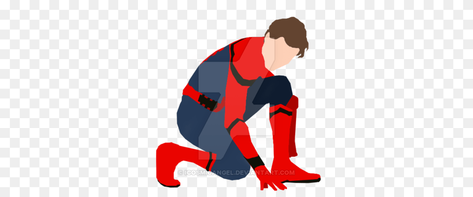 Tom Holland Popart, Kneeling, Person, Face, Head Free Transparent Png