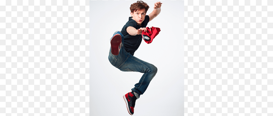 Tom Holland Tom Holland Spiderman Photoshoot, Clothing, Shoe, Footwear, Pants Free Png
