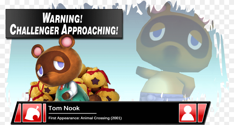 Tom Nook For Smash Download Balloon Fighter Smash Bros, Teddy Bear, Toy Png Image