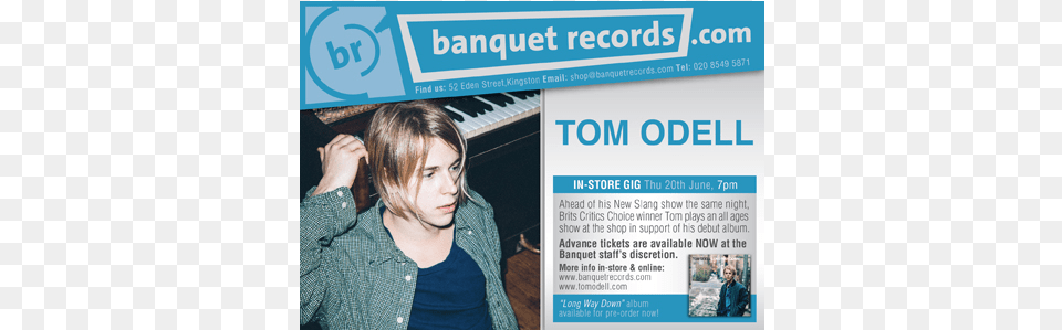 Tom Odell Song Writing, Person, Advertisement, Poster, Keyboard Free Png