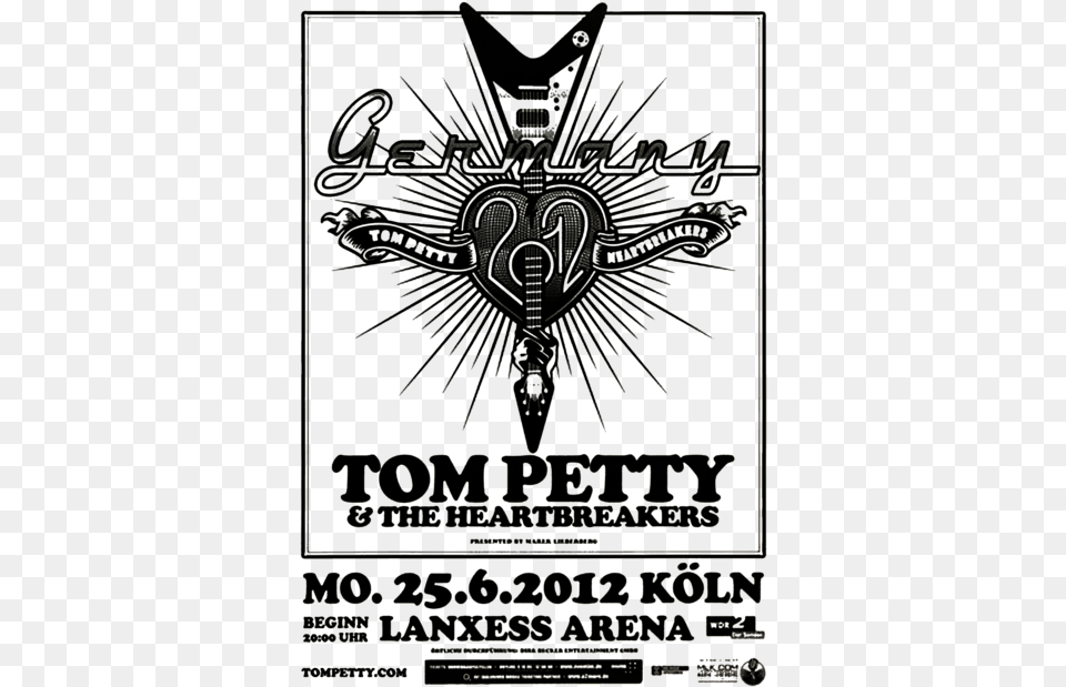 Tom Petty And The Heartbreakers, Advertisement, Poster, Emblem, Symbol Free Png