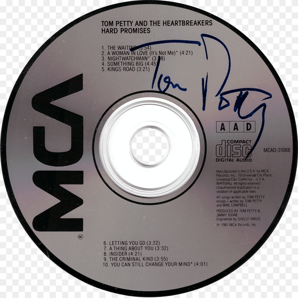 Tom Petty Cd Cd, Disk, Dvd Png