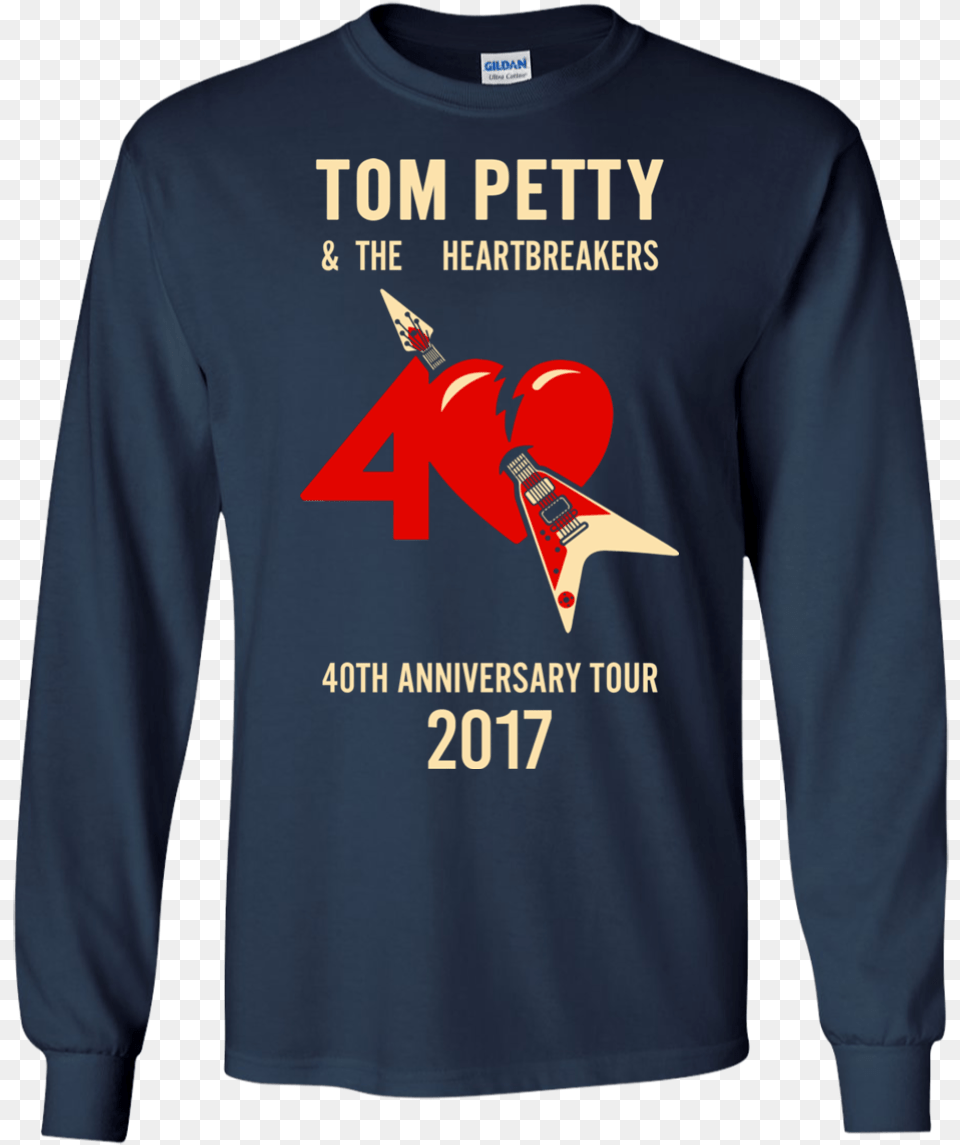 Tom Petty The Heartbreakers 40th Hoodie, Clothing, Long Sleeve, Shirt, Sleeve Free Transparent Png