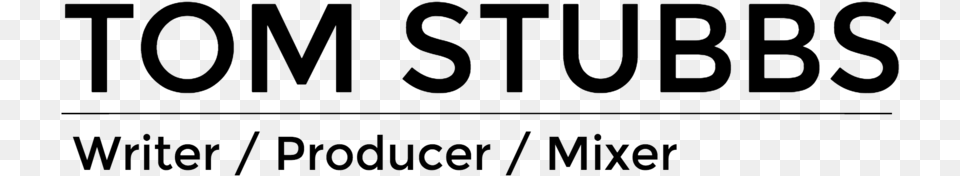 Tom Stubbs Logo Black, Gray Png