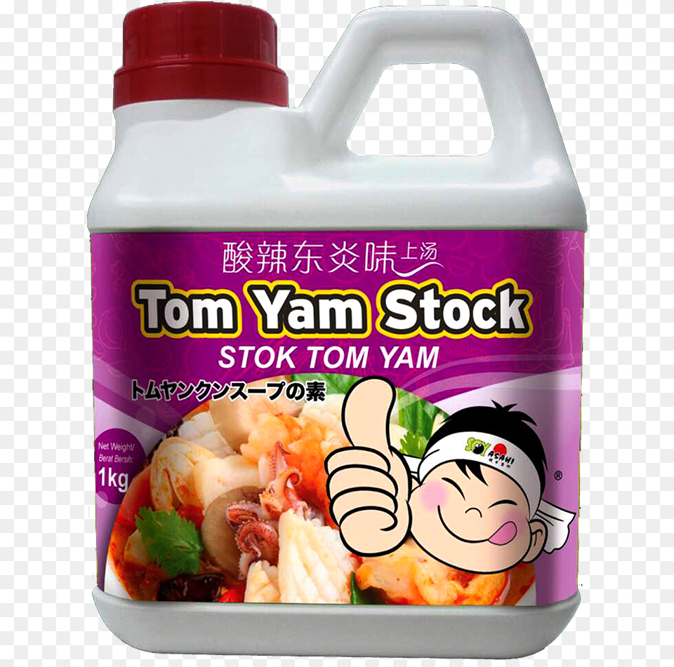 Tom Yam Stock Plastic Bottle, Food, Lunch, Meal, Face Png Image