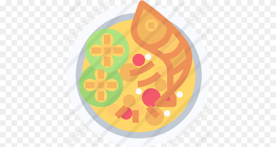 Tom Yum Free Food Icons Circle, Meal, Disk, Bread Png