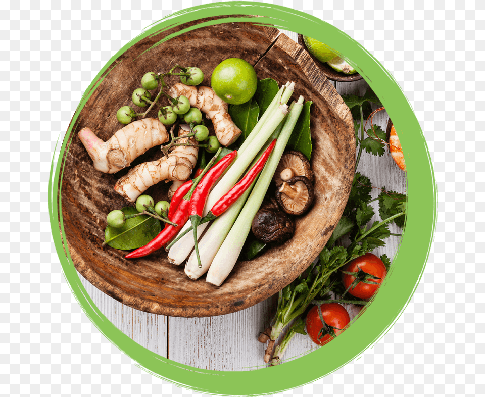 Tom Yum Ingredients Thai, Food, Food Presentation, Produce, Plate Free Png Download