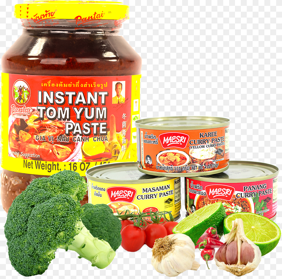 Tom Yum Soup Base, Can, Tin, Person, Food Png Image