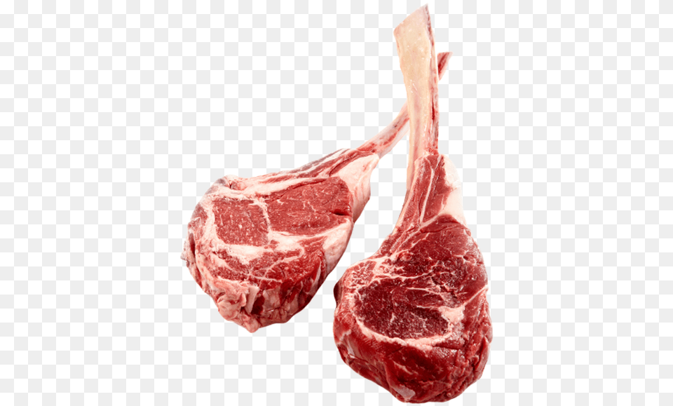 Tomahawk Steak Beef With Bone, Food, Meat, Mutton, Pork Png Image