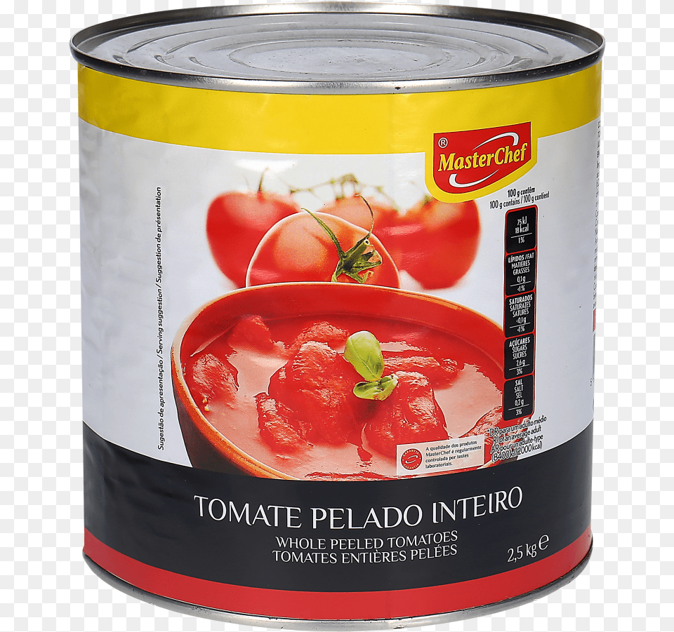 Tomate Mchef Pelado 25 Kgtitle Tomate Mchef Pelado Plum Tomato, Aluminium, Tin, Can, Food Free Transparent Png