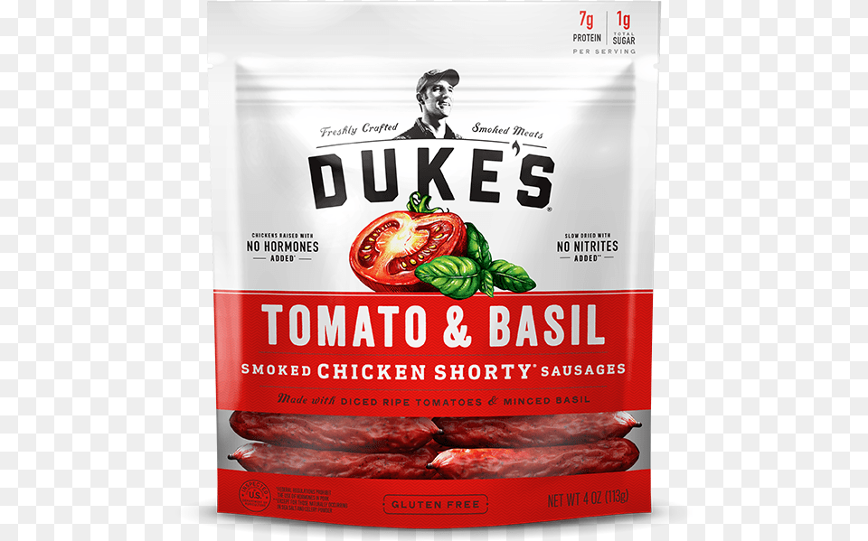 Tomato Amp Basil Duke39s Hickory Peach Bbq, Advertisement, Food, Ketchup, Adult Free Png