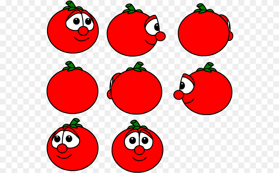 Tomato Clipart Bob Veggietales Bob The Tomato, Berry, Food, Fruit, Plant Png Image