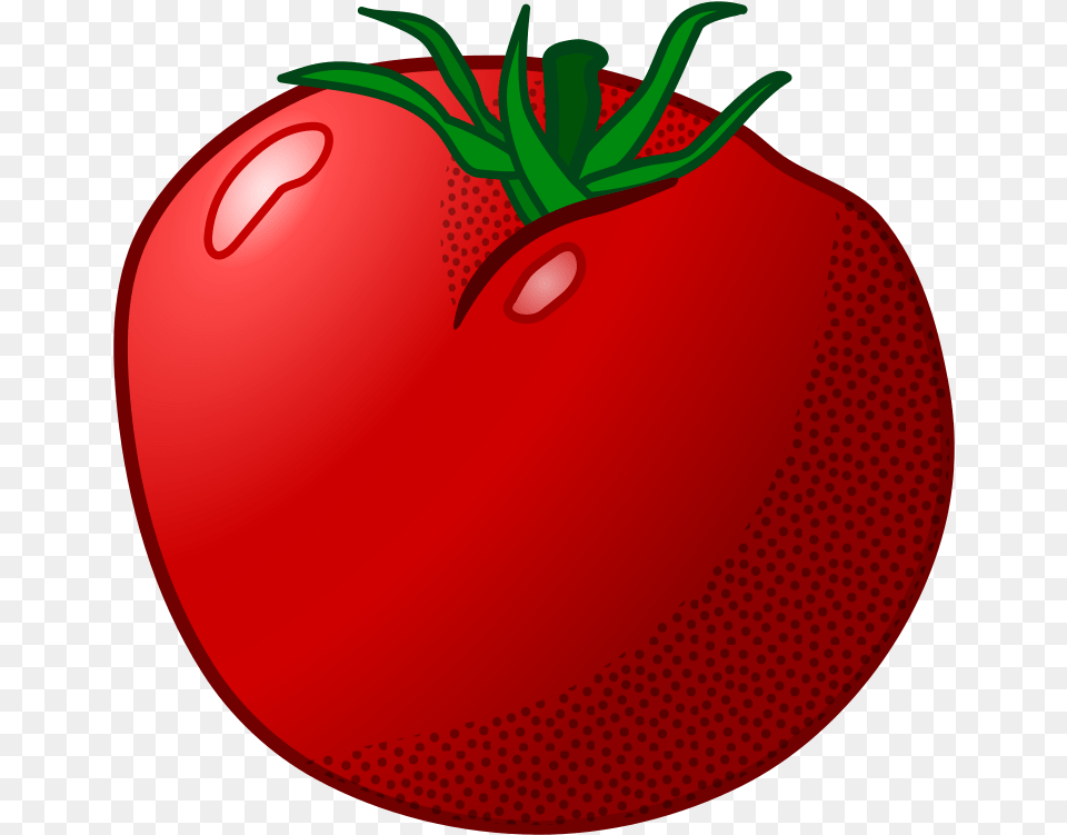 Tomato Coloured Tomato Clip Art, Food, Plant, Produce, Vegetable Png