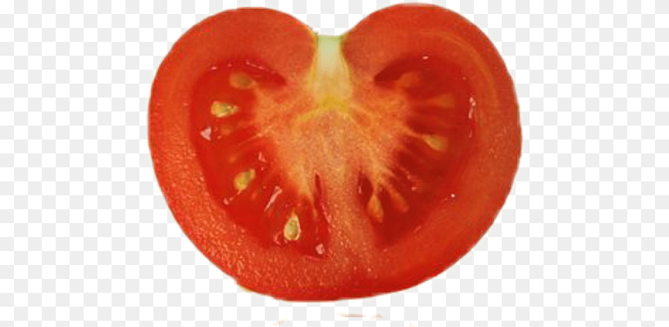 Tomato Cut In Half, Plant, Vegetable, Food, Ketchup Png Image