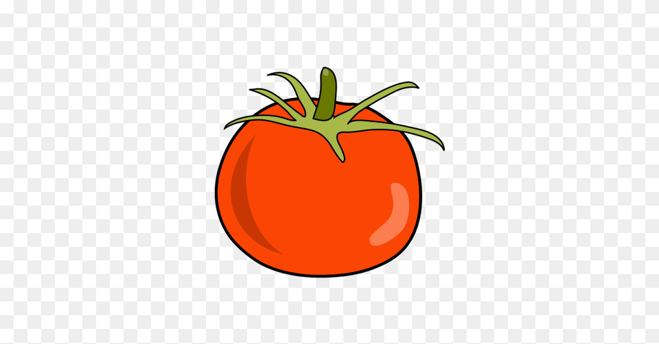 Tomato Illustration Vector And The Graphic Cave, Food, Plant, Produce, Vegetable Free Png Download