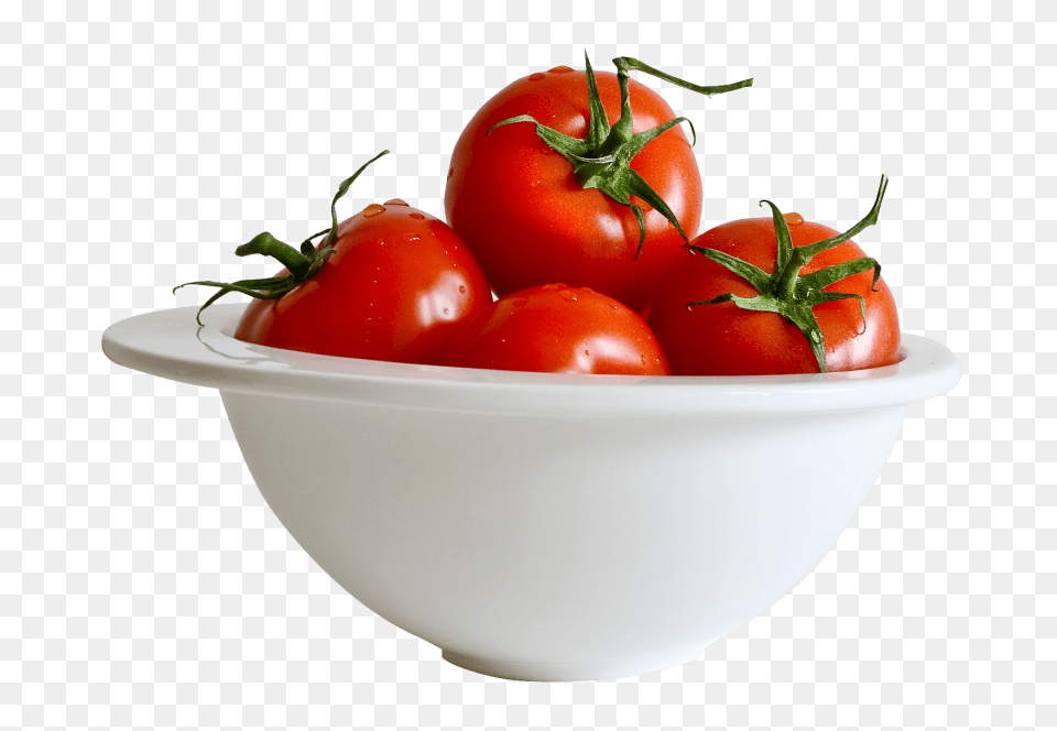 Tomato In Bowl, Food, Plant, Produce, Vegetable Free Png Download