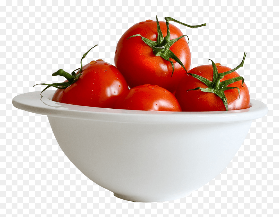 Tomato In Bowl Image, Food, Plant, Produce, Vegetable Free Png Download