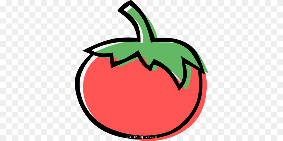 Tomato Royalty Vector Clip Art Illustration, Food, Plant, Produce, Vegetable Free Png