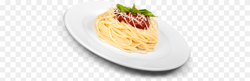 Tomato Sauce, Food, Pasta, Spaghetti, Plate Free Png Download