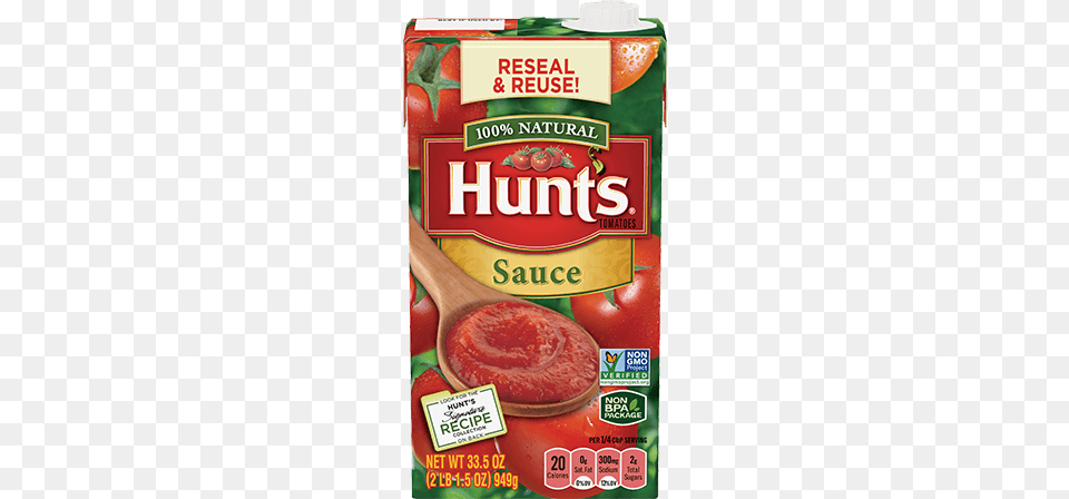 Tomato Sauce Carton Hunts Sauce Tomatoes No Salt Added 335 Oz, Food, Ketchup Free Png Download