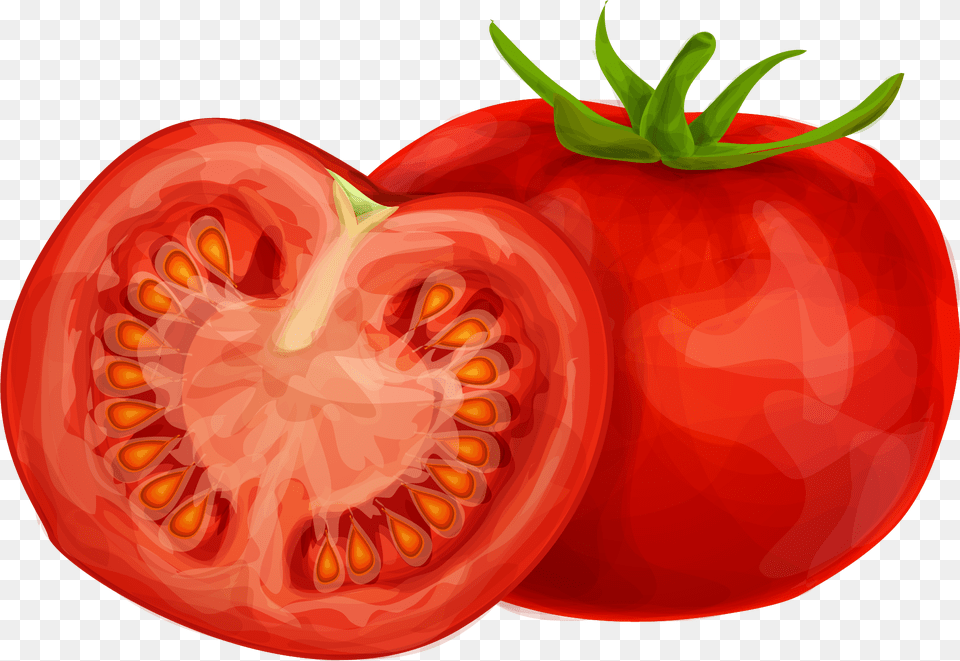 Tomato Slice Clipart Regarding Tomato Clipart, Food, Plant, Produce, Vegetable Free Png Download