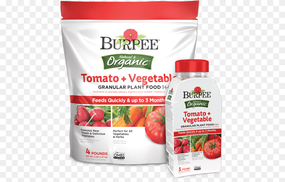 Tomato Vegetable Granular Plant Food Burpee 4 Lbs Tomato Amp Vegetable Granules, Ketchup Free Transparent Png