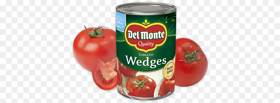 Tomato Wedges Del Monte Tomato Wedges, Food, Plant, Produce, Vegetable Png