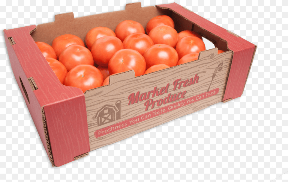 Tomatoes Crate, Box, Food, Plant, Produce Free Transparent Png