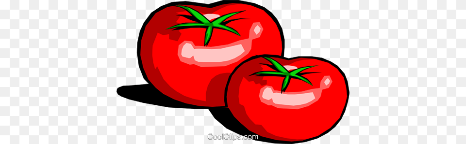 Tomatoes Royalty Free Vector Clip Art Illustration, Food, Plant, Produce, Tomato Png Image