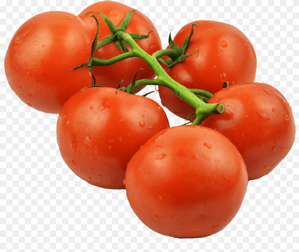 Tomatos On Stem Tomato, Food, Plant, Produce, Vegetable Png