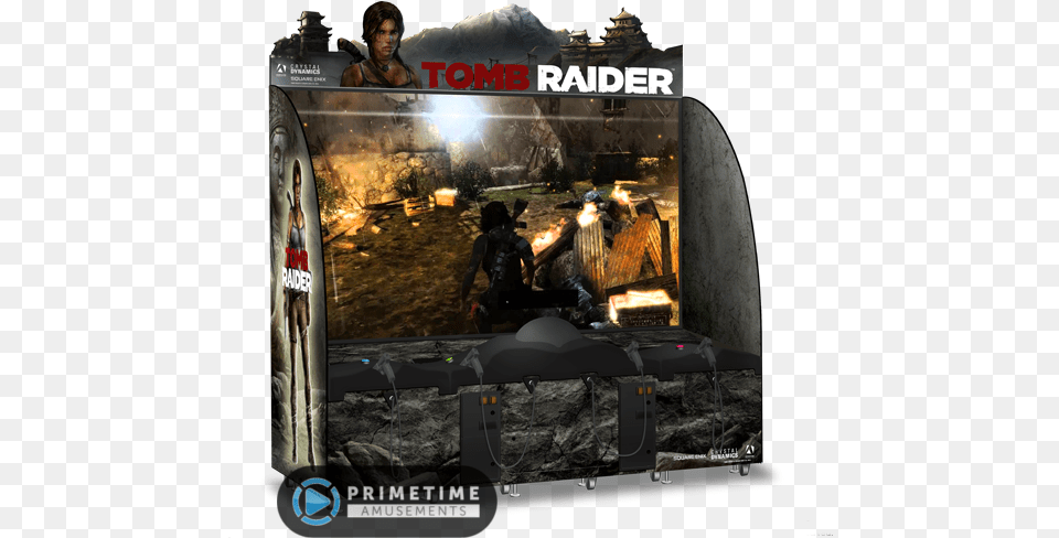 Tomb Raider Arcade By Adrenaline Amusements Tomb Raider Arcade Game 2018, Adult, Female, Person, Woman Free Transparent Png