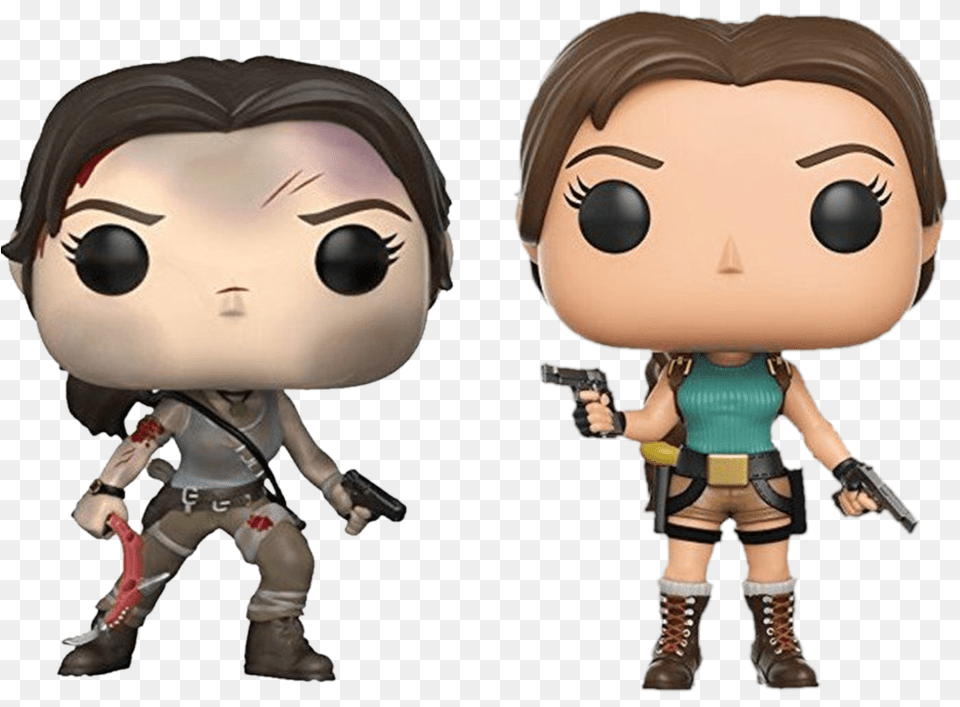 Tomb Raider Funko, Doll, Toy, Baby, Person Png