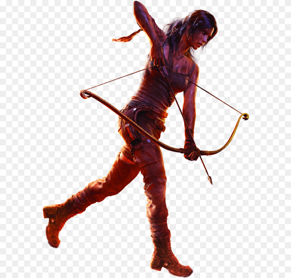 Tomb Raider Lara Croft Image Tomb Raider 2013, Weapon, Person, Archer, Archery Free Png