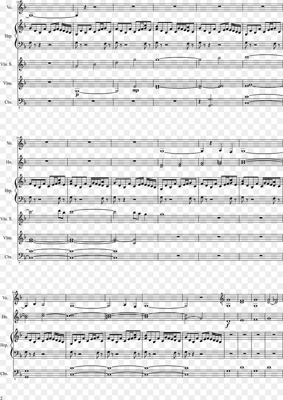 Tomb Raider Theme Sheet Music 2 Of 4 Pages Tomb Raider Theme Sheet Music, Gray Free Png Download