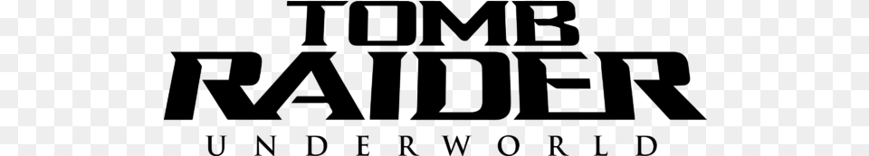 Tomb Raider Underworld Logo, Gray Free Png