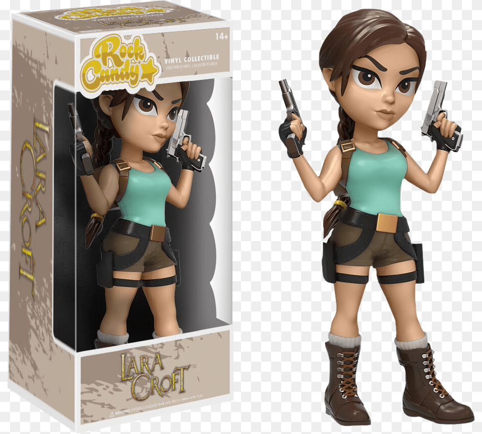 Tomb Rock Candy Lara Croft, Weapon, Toy, Handgun, Gun Png Image
