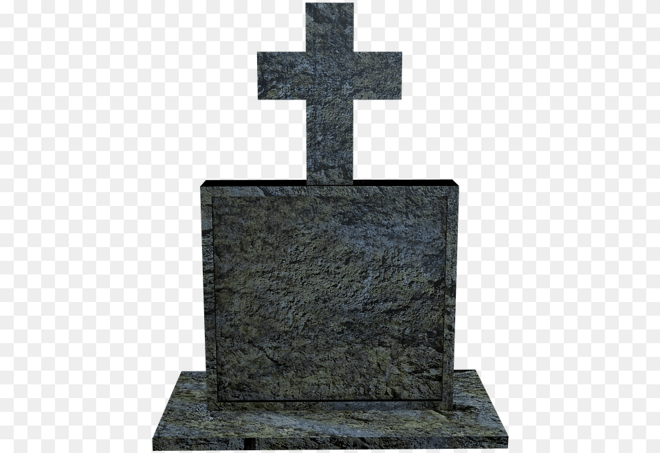 Tombstone 4 Image Gravestone, Cross, Symbol, Tomb Free Png Download