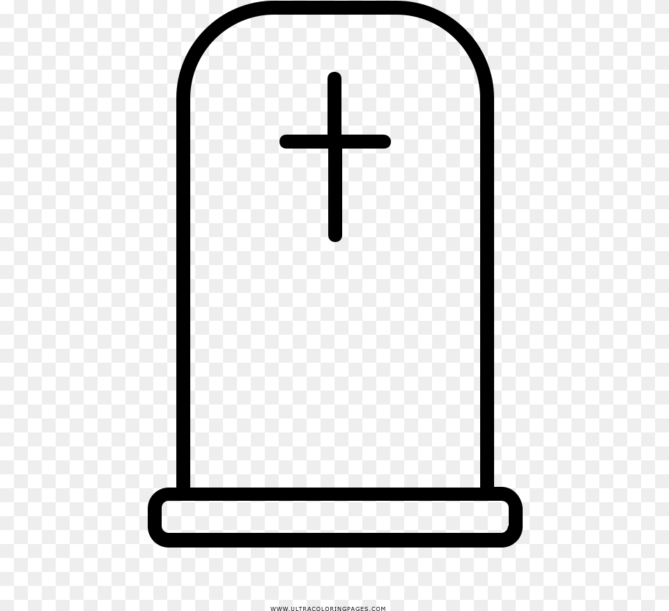 Tombstone Coloring, Gray Png