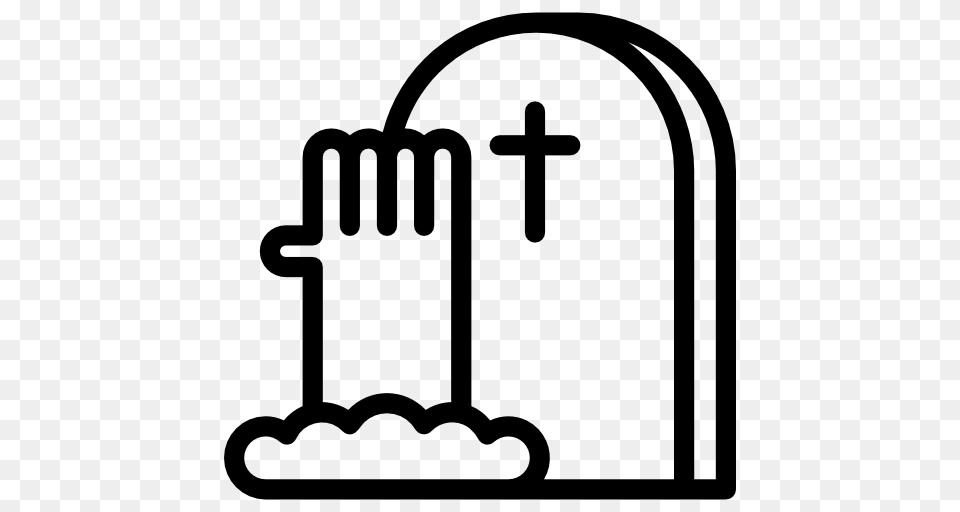 Tombstone Icon, Cross, Symbol, Stencil, Gravestone Free Png
